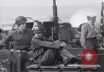 Image of American soldiers on board landing craft before D-Day invasion of Norm England United Kingdom, 1944, second 54 stock footage video 65675037051
