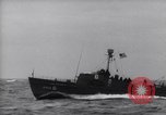 Image of Elements of D-Day invasion fleet underway in World War II England United Kingdom, 1944, second 61 stock footage video 65675037053