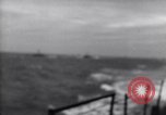 Image of Elements of Allied D-Day invasion fleet underway in World War II English Channel, 1944, second 3 stock footage video 65675037054