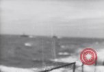 Image of Elements of Allied D-Day invasion fleet underway in World War II English Channel, 1944, second 4 stock footage video 65675037054