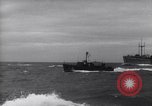 Image of Elements of Allied D-Day invasion fleet underway in World War II English Channel, 1944, second 6 stock footage video 65675037054