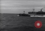 Image of Elements of Allied D-Day invasion fleet underway in World War II English Channel, 1944, second 11 stock footage video 65675037054
