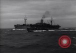 Image of Elements of Allied D-Day invasion fleet underway in World War II English Channel, 1944, second 19 stock footage video 65675037054