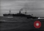 Image of Elements of Allied D-Day invasion fleet underway in World War II English Channel, 1944, second 24 stock footage video 65675037054