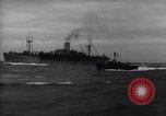 Image of Elements of Allied D-Day invasion fleet underway in World War II English Channel, 1944, second 25 stock footage video 65675037054