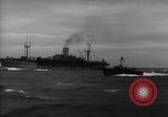 Image of Elements of Allied D-Day invasion fleet underway in World War II English Channel, 1944, second 27 stock footage video 65675037054