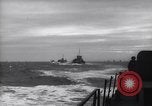 Image of Elements of Allied D-Day invasion fleet underway in World War II English Channel, 1944, second 31 stock footage video 65675037054