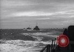Image of Elements of Allied D-Day invasion fleet underway in World War II English Channel, 1944, second 32 stock footage video 65675037054