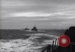 Image of Elements of Allied D-Day invasion fleet underway in World War II English Channel, 1944, second 33 stock footage video 65675037054