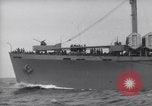 Image of Elements of Allied D-Day invasion fleet underway in World War II English Channel, 1944, second 47 stock footage video 65675037054