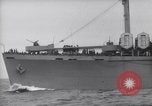Image of Elements of Allied D-Day invasion fleet underway in World War II English Channel, 1944, second 49 stock footage video 65675037054