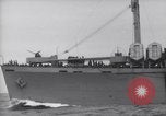 Image of Elements of Allied D-Day invasion fleet underway in World War II English Channel, 1944, second 50 stock footage video 65675037054