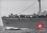 Image of Elements of Allied D-Day invasion fleet underway in World War II English Channel, 1944, second 51 stock footage video 65675037054