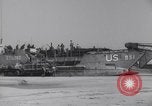 Image of U.S. troops reinforce Normandy beachhead after D-Day Normandy France, 1944, second 43 stock footage video 65675037055