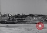 Image of U.S. troops reinforce Normandy beachhead after D-Day Normandy France, 1944, second 46 stock footage video 65675037055