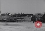 Image of U.S. troops reinforce Normandy beachhead after D-Day Normandy France, 1944, second 53 stock footage video 65675037055