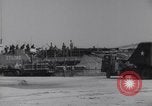 Image of U.S. troops reinforce Normandy beachhead after D-Day Normandy France, 1944, second 55 stock footage video 65675037055