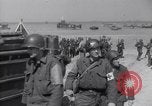 Image of U.S. troops reinforce Normandy beachhead after D-Day Normandy France, 1944, second 62 stock footage video 65675037055