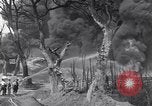 Standbild bombardiert Ölversorgung Depot Vereinigtes Königreich, 1944, aus Sekunde 4 historischem Filmmaterial Videoclip 65675037073