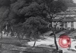 Standbild bombardiert Ölversorgung Depot Vereinigtes Königreich, 1944, aus Sekunde 15 historischem Filmmaterial Videoclip 65675037073