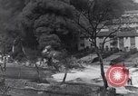 Standbild bombardiert Ölversorgung Depot Vereinigtes Königreich, 1944, aus Sekunde 18 historischem Filmmaterial Videoclip 65675037073