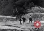 Standbild bombardiert Ölversorgung Depot Vereinigtes Königreich, 1944, aus Sekunde 32 historischem Filmmaterial Videoclip 65675037073