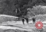 Standbild bombardiert Ölversorgung Depot Vereinigtes Königreich, 1944, aus Sekunde 35 historischem Filmmaterial Videoclip 65675037073