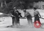 Standbild bombardiert Ölversorgung Depot Vereinigtes Königreich, 1944, aus Sekunde 37 historischem Filmmaterial Videoclip 65675037073