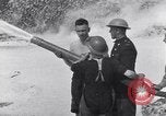 Standbild bombardiert Ölversorgung Depot Vereinigtes Königreich, 1944, aus Sekunde 43 historischem Filmmaterial Videoclip 65675037073