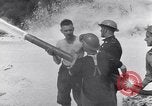 Standbild bombardiert Ölversorgung Depot Vereinigtes Königreich, 1944, aus Sekunde 45 historischem Filmmaterial Videoclip 65675037073