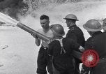 Standbild bombardiert Ölversorgung Depot Vereinigtes Königreich, 1944, aus Sekunde 46 historischem Filmmaterial Videoclip 65675037073