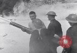 Standbild bombardiert Ölversorgung Depot Vereinigtes Königreich, 1944, aus Sekunde 48 historischem Filmmaterial Videoclip 65675037073