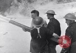 Standbild bombardiert Ölversorgung Depot Vereinigtes Königreich, 1944, aus Sekunde 49 historischem Filmmaterial Videoclip 65675037073