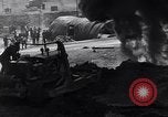 Image of bombed oil supply depot United Kingdom, 1944, second 37 stock footage video 65675037075