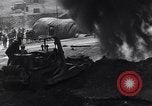 Image of bombed oil supply depot United Kingdom, 1944, second 39 stock footage video 65675037075