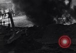 Image of bombed oil supply depot United Kingdom, 1944, second 46 stock footage video 65675037075