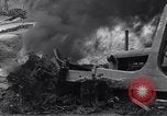 Image of bombed oil supply depot United Kingdom, 1944, second 56 stock footage video 65675037075