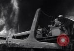 Image of bombed oil supply depot United Kingdom, 1944, second 61 stock footage video 65675037075