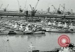 Immagine di navi nei porti britannici per l'invasione del D-Day Regno Unito, 1944, secondo 8 filmato di repertorio 65675037079