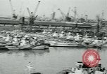 Immagine di navi nei porti britannici per l'invasione del D-Day Regno Unito, 1944, secondo 9 filmato di repertorio 65675037079