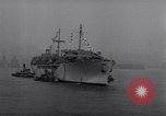 Image of Steamship, SS Marine Flasher, arriving with Displaced Persons New York City USA, 1946, second 22 stock footage video 65675037088
