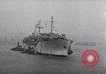 Image of Steamship, SS Marine Flasher, arriving with Displaced Persons New York City USA, 1946, second 29 stock footage video 65675037088