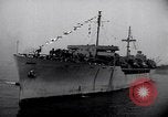 Image of Steamship, SS Marine Flasher, arriving with Displaced Persons New York City USA, 1946, second 30 stock footage video 65675037088