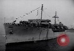 Image of Steamship, SS Marine Flasher, arriving with Displaced Persons New York City USA, 1946, second 31 stock footage video 65675037088