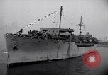 Image of Steamship, SS Marine Flasher, arriving with Displaced Persons New York City USA, 1946, second 32 stock footage video 65675037088