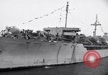 Image of Steamship, SS Marine Flasher, arriving with Displaced Persons New York City USA, 1946, second 35 stock footage video 65675037088