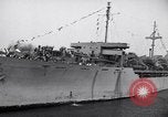 Image of Steamship, SS Marine Flasher, arriving with Displaced Persons New York City USA, 1946, second 39 stock footage video 65675037088