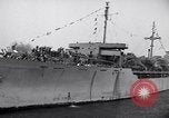 Image of Steamship, SS Marine Flasher, arriving with Displaced Persons New York City USA, 1946, second 41 stock footage video 65675037088