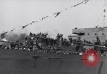 Image of Steamship, SS Marine Flasher, arriving with Displaced Persons New York City USA, 1946, second 44 stock footage video 65675037088
