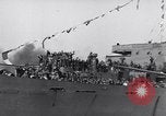 Image of Steamship, SS Marine Flasher, arriving with Displaced Persons New York City USA, 1946, second 47 stock footage video 65675037088